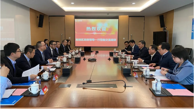 高妙区区委书记杨永泰一行到欧宝OB环境调研